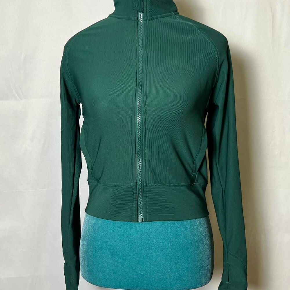 Move Theology Ribbed BBL Green Jacket size small‎